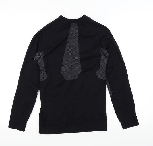 Preworn Womens Black Basic T-Shirt Size L
