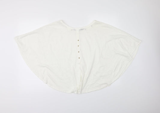 Zara Womens White Basic Blouse Size M