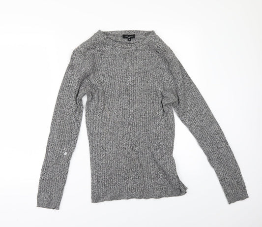 New Look Mens Grey Pullover Jumper Size M