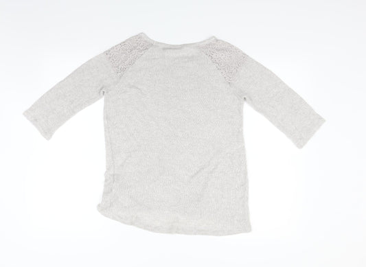 New Look Womens Beige Pullover Jumper Size 10