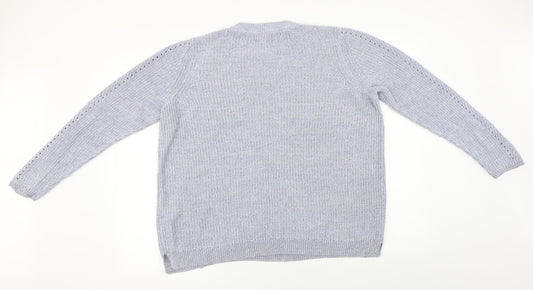 Debenhams Womens Blue Pullover Jumper Size 16