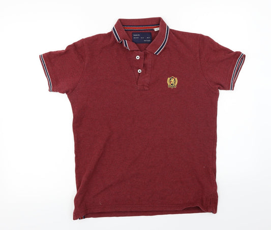 smoke jns Mens Red Polo Size M