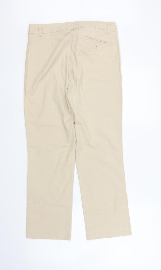 Gap Womens Beige Capri Trousers Size 8 L25 in