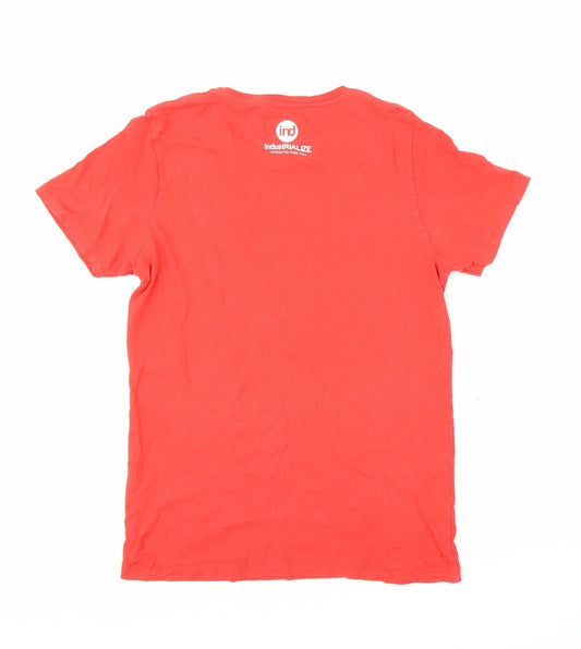 Industrialize Mens Red T-Shirt Size XS