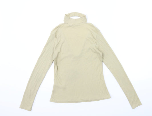 Boohoo Womens Green Pullover Jumper Size 8