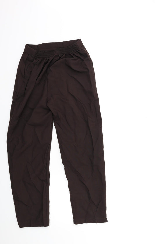 Preworn Womens Brown Trousers Size 10 L25 in