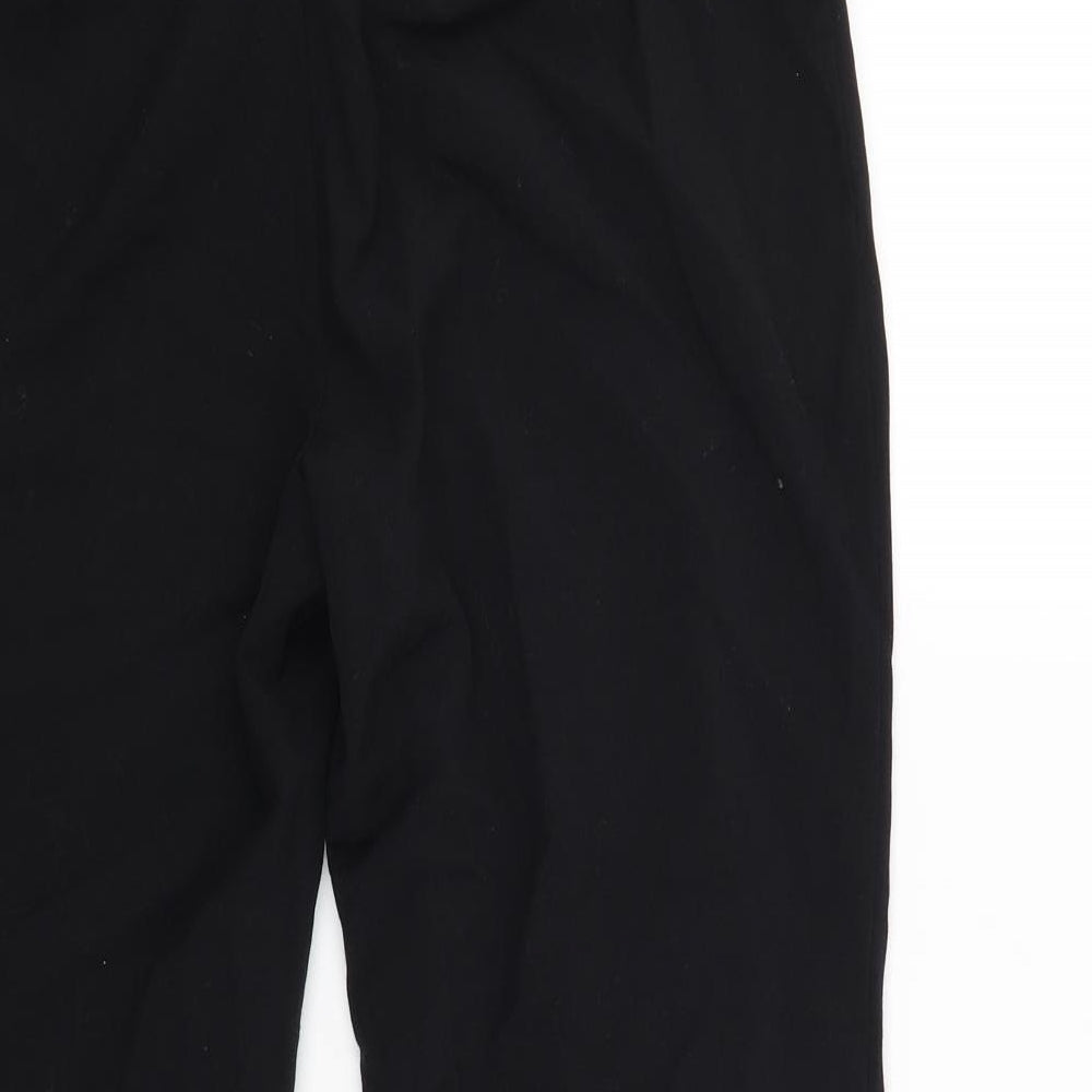 Marks and Spencer Womens Black Trousers Size 14 L23 in