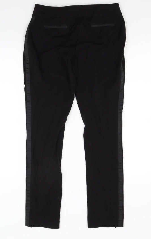 Ferne Cotton Womens Black Trousers Size 8 L26 in
