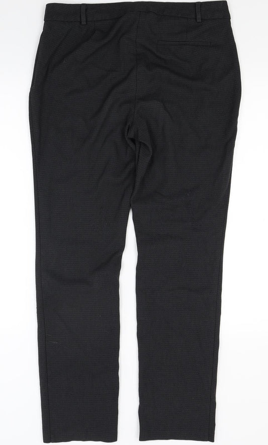 Marks and Spencer Womens Grey Trousers Size 12 L28 in