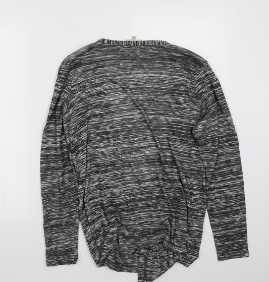 Papaya Womens Grey Cardigan Jumper Size 12
