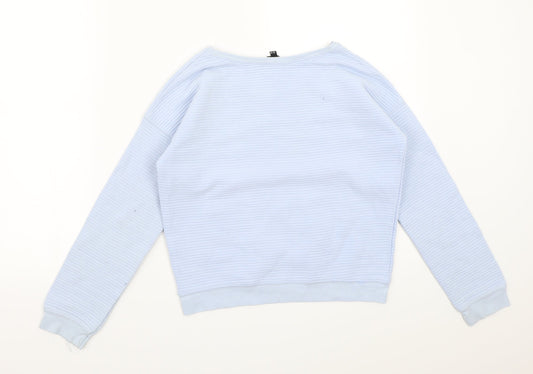 Newlook Girls Blue Pullover Jumper Size 12 Years