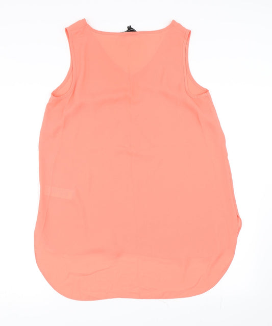New Look Womens Pink Basic Tank Size 12