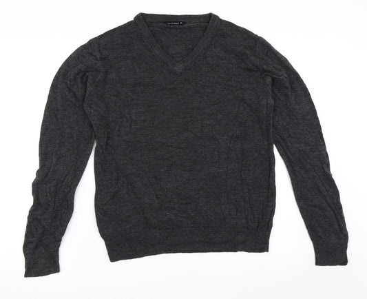 Cedar Wood State Mens Grey Pullover Jumper Size M