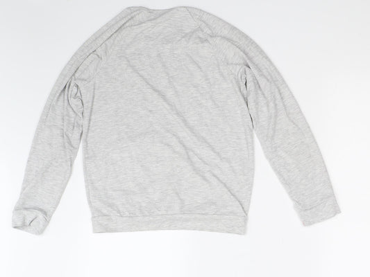 M&S Girls Grey Pullover Sweatshirt Size 11-12 Years