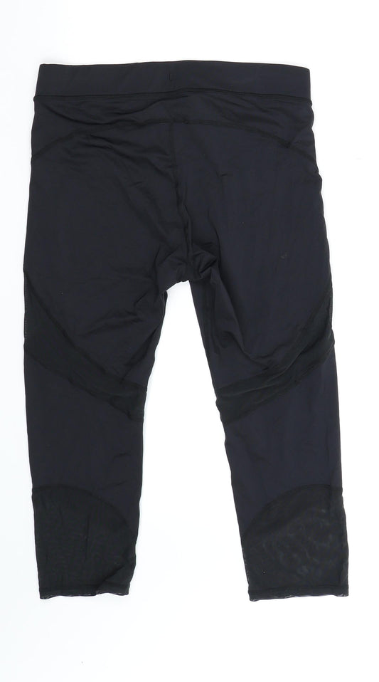 H&M Womens Black Track Pants Leggings Size M L18 in