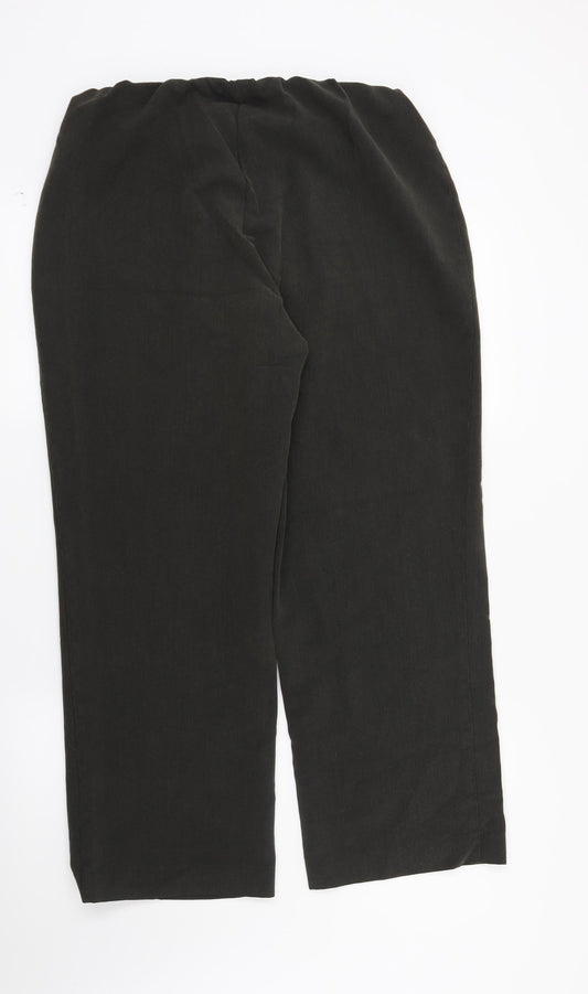 Wilkies Womens Green Trousers Size 14 L28 in