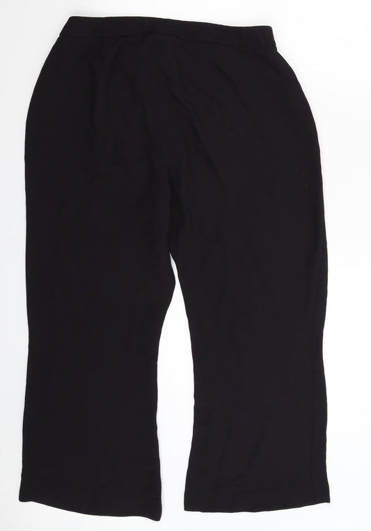Principles Womens Black Trousers Size 30 in L25 in