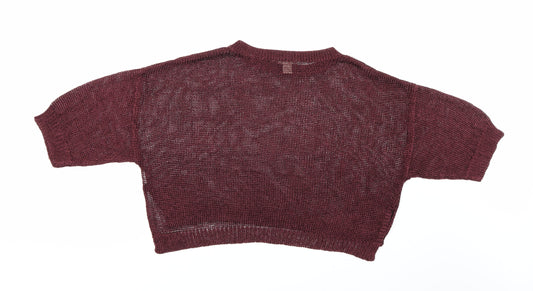 H&M Womens Brown Pullover Jumper Size 6