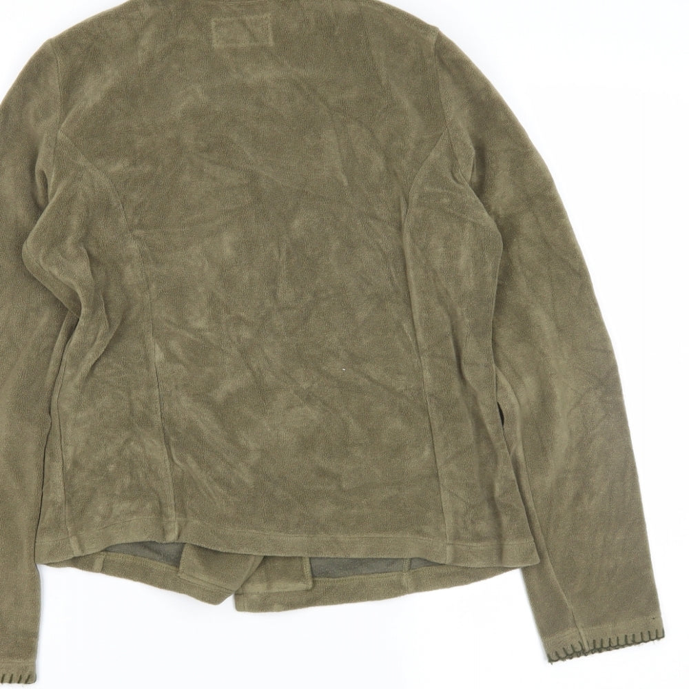 M&S Womens Green Jacket Coatigan Size M