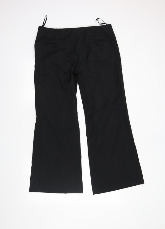 Love Label Womens Black Trousers Size 14 L29 in