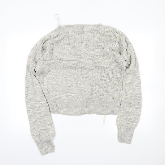 Papaya Womens Grey Pullover Jumper Size L