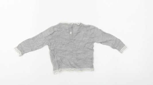 Rockabye-Baby Baby Grey Pullover Jumper Size 3-6 Months