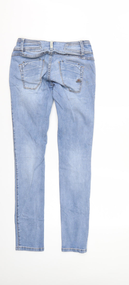 bueno vista Womens Blue Denim Straight Jeans Size XS L30 in