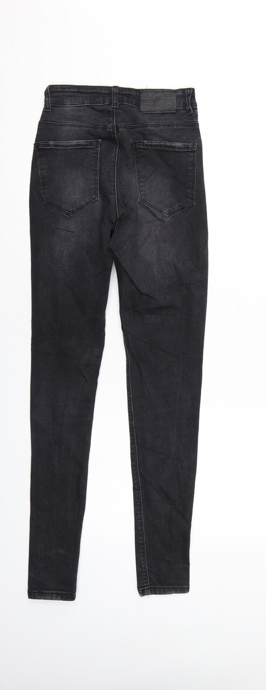 Sessanta Womens Black Denim Skinny Jeans Size 25 in L30 in