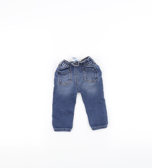 George Baby Blue Denim Capri Jeans Size 3-6 Months