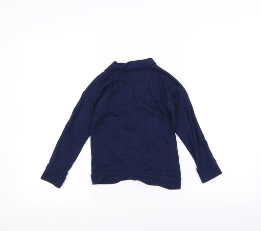 George Girls Blue Cardigan Jumper Size 5-6 Years