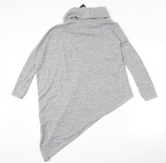 Ladies Look Womens Grey Pullover Jumper Size S