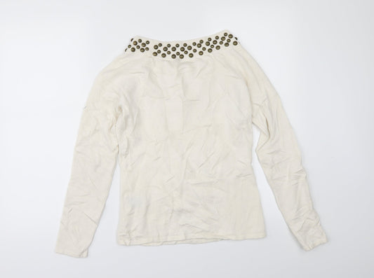 Preworn Womens Ivory Pullover Jumper Size M