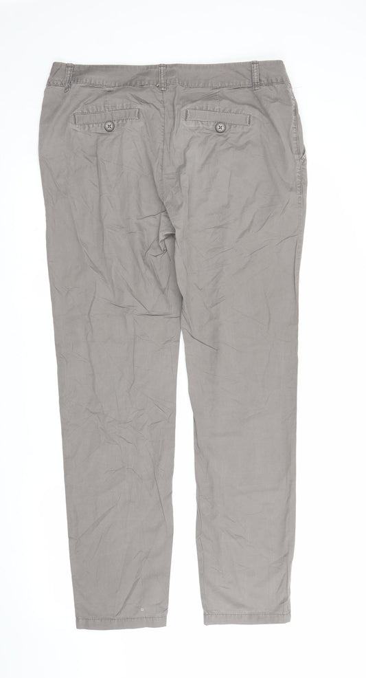 EDC Womens Brown Carpenter Trousers Size 14 L30 in