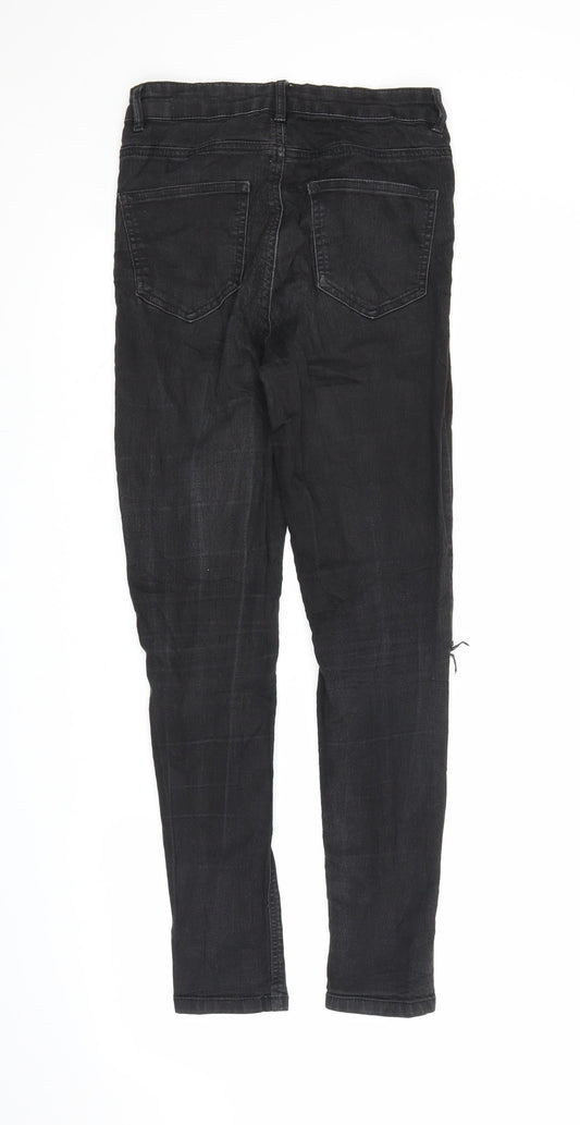 BikBok Womens Black Denim Skinny Jeans Size S L27 in