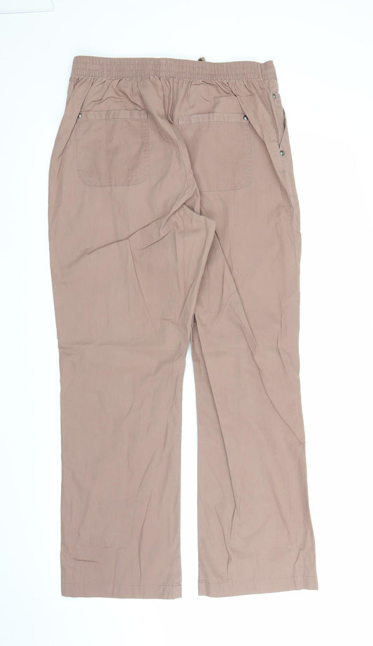 Classics Womens Brown Trousers Size 12 L29 in