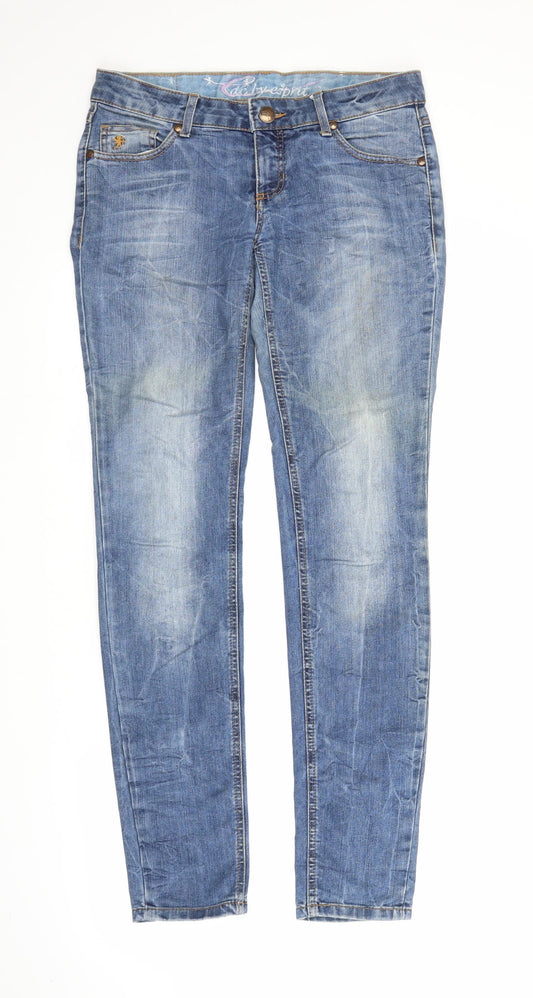 Skin Mens Blue Denim Straight Jeans Size 29 in L32 in
