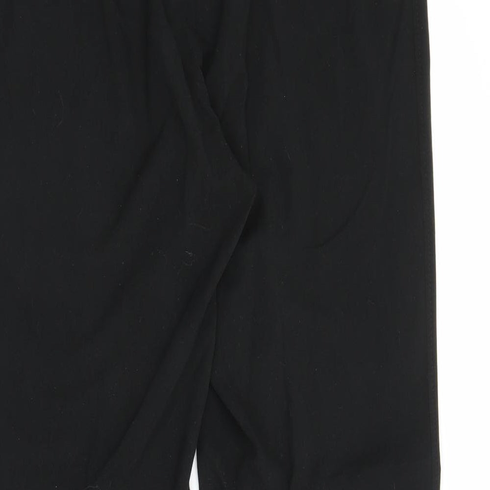 M&S Womens Black Trousers Size 10 L29 in