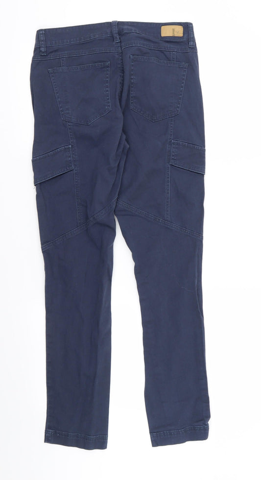 supplies Womens Blue Trousers Size 6 L28 in