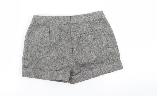 Asda George Girls Grey Hot Pants Shorts Size 6-7 Years