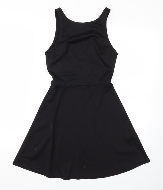 H&M Womens Black Fit & Flare Size 4