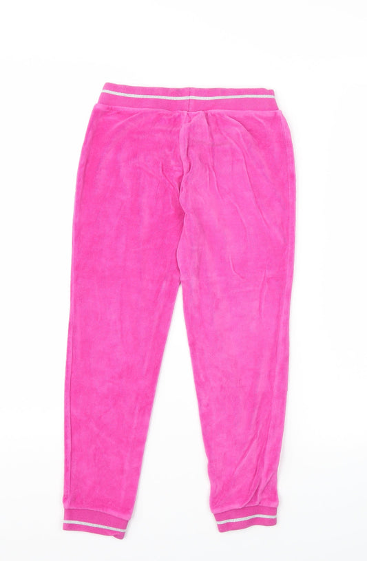 United Colors of Benetton Girls Pink Jogger Trousers Size M