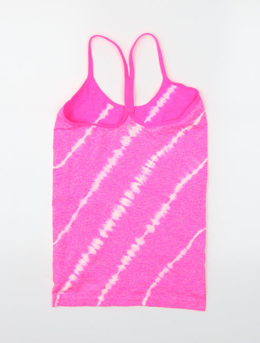 work out Womens Pink Basic Tank Size 8