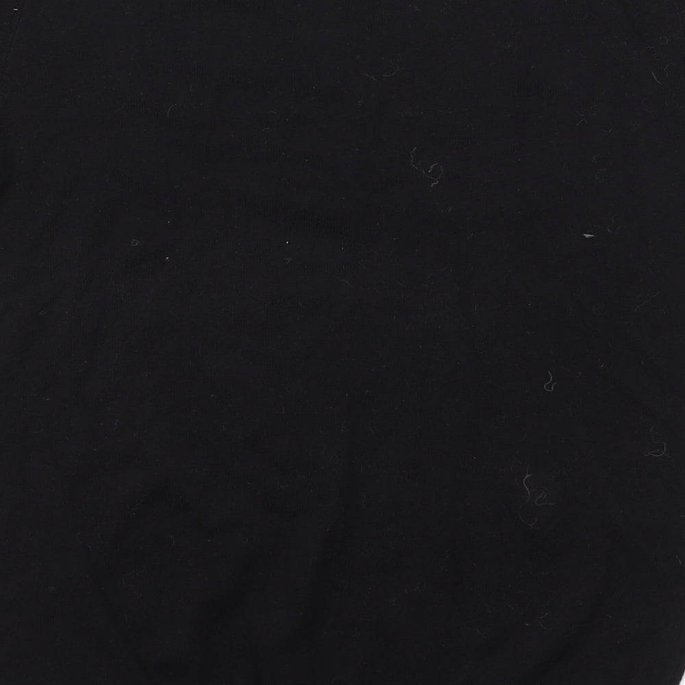 M&S Womens Black Basic T-Shirt Size 6