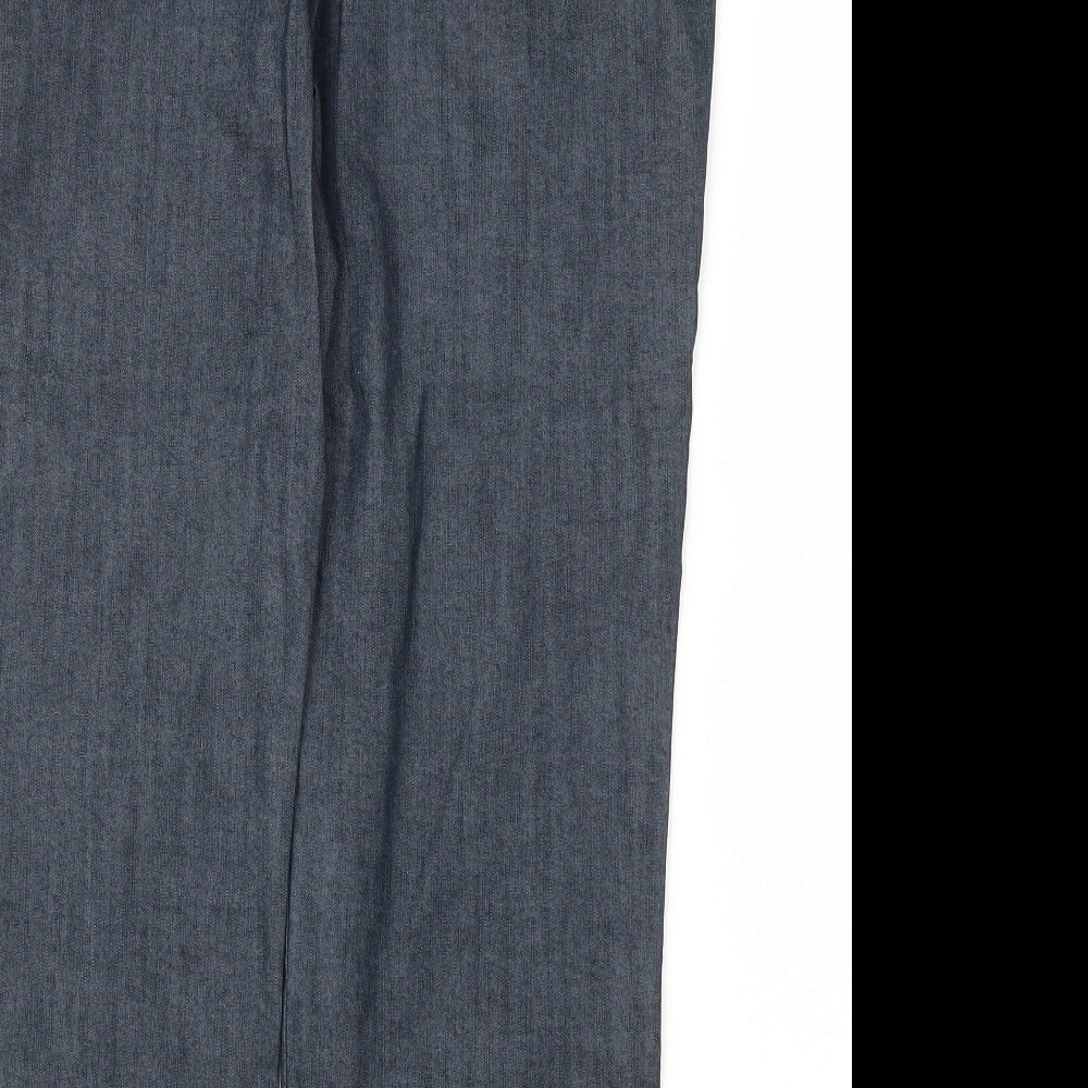 M&S Womens Grey Trousers Size 12 L24 in