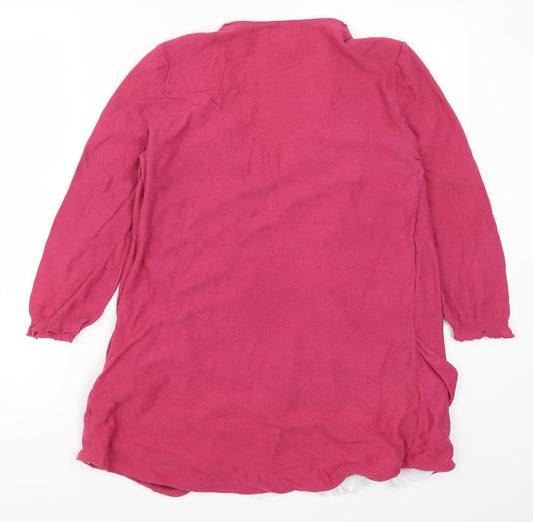NEXT Womens Pink Floral Cardigan Jumper Size 10 - Cardigan and Top All in One