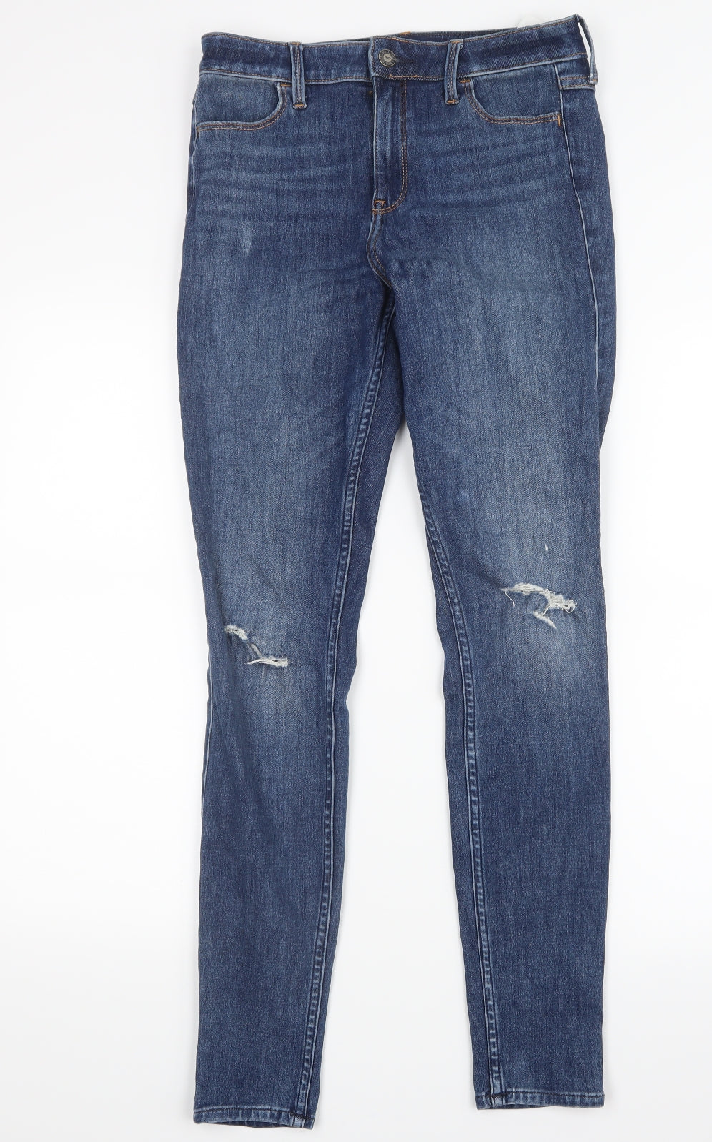 Hollister Womens Blue Denim Straight Jeans Size 28 in L29.5 in