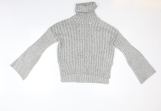 Topshop Womens Grey Pullover Jumper Size 4