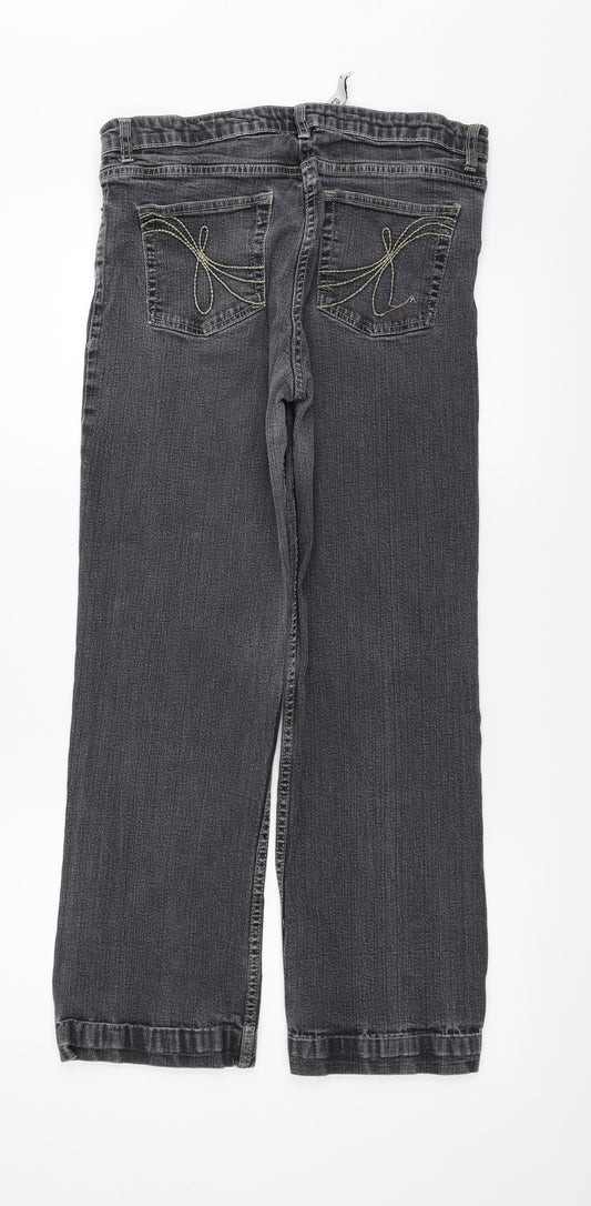 Bootcut Womens Grey Skinny Jeans Size 32 in