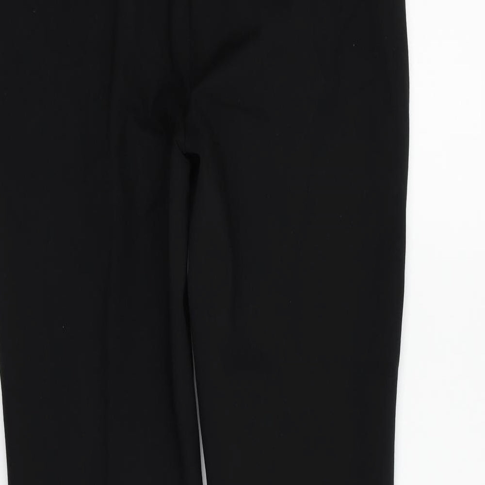 Marks and Spencer Womens Black Trousers Size 14 L25 in