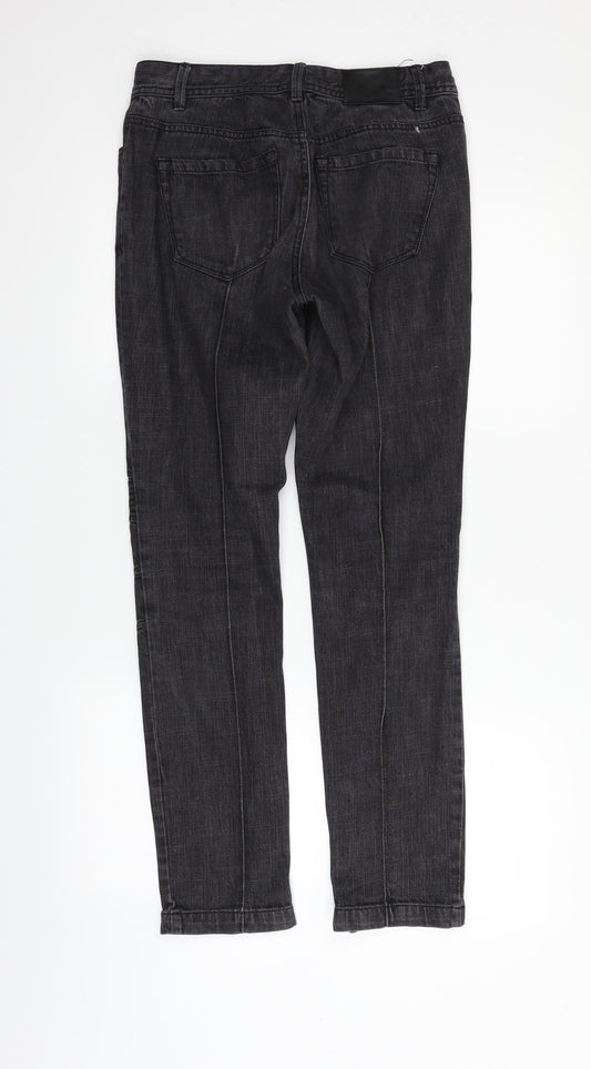 PLANET Womens Black Straight Jeans Size 8 L28 in